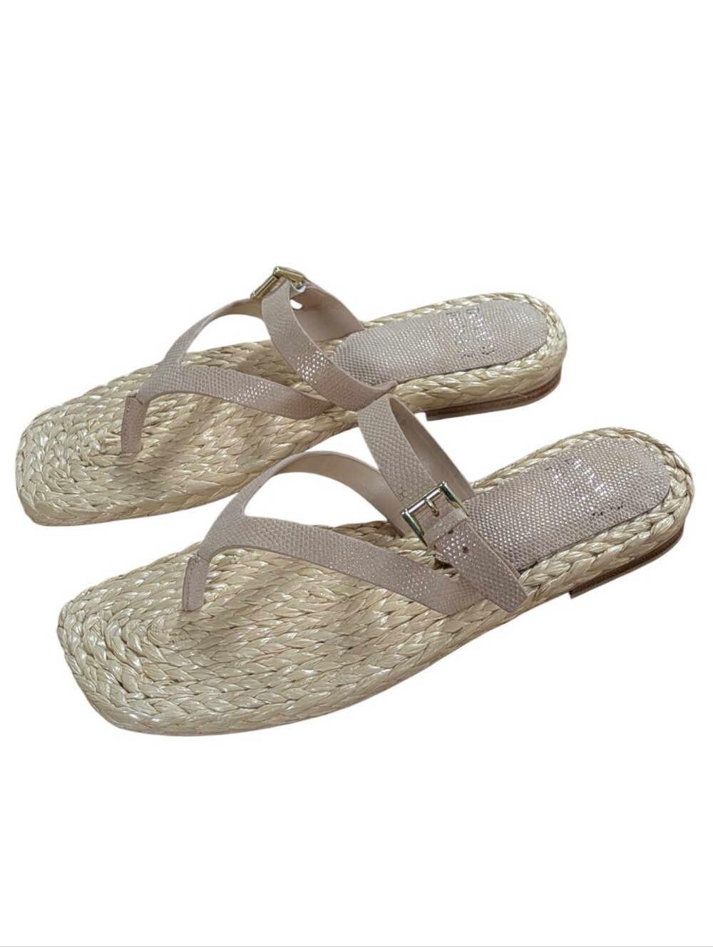Donald Pliner Heathro Tan Woven Sole Slide Sandal Size 6
